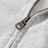 Washed Raw Edge Double Slider Zip Hoodie