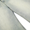Men's Heavy-Washed Distressed Loose Straight-Leg Denim Pants
