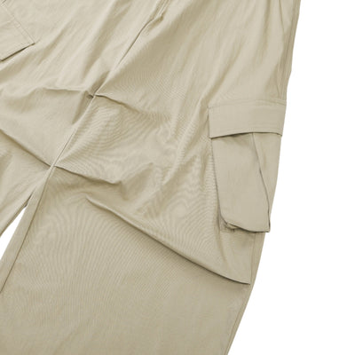 Loose Fit Curved Parachute Pants