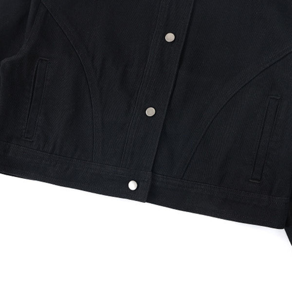 420G Vintage Cropped Slim Fit Denim Jacket