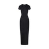 Vintage Wash Ribbed Tee Maxi Dress