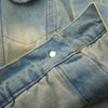Designer Shoulder Padded Denim Jacket