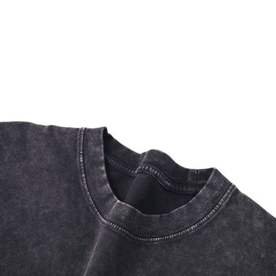 Washed Faded Baggy Cotton Tee 7.5oz