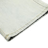 Vintage Light Wash Wide Leg Slub Denim Jeans