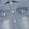 Unisex Retro Street Washed Vintage Denim Jacket