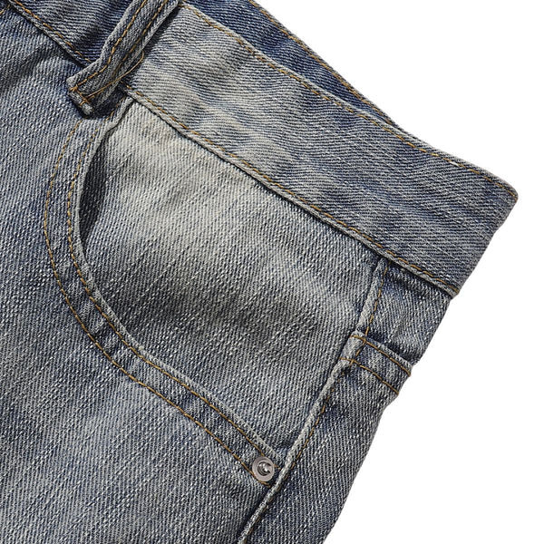 Vintage Slub Denim Barrel Leg Jeans
