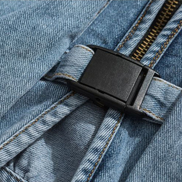 Japanese Vintage Washed Utility Denim Vest