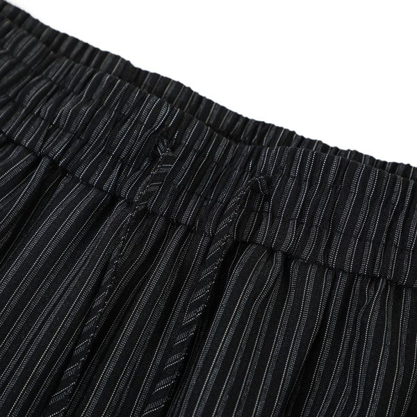 Vintage Striped Wide Leg Suit Trousers