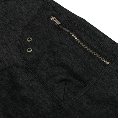 Men's Vibe Denim Workwear Wide-Leg Pants with Zipper Pockets