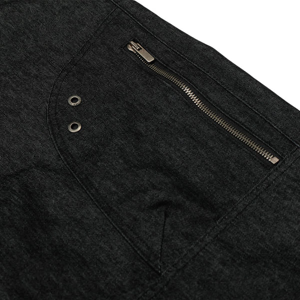 Men's Vibe Denim Workwear Wide-Leg Pants with Zipper Pockets