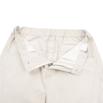 High Waist Structured Seam Relaxed Draped Wide Leg Pants
