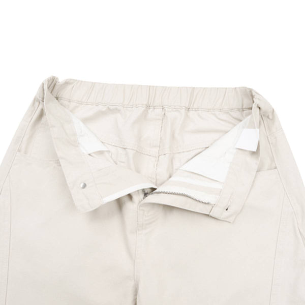 High Waist Structured Seam Relaxed Draped Wide Leg Pants