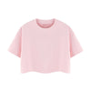 Snowflake Washed Boxy Cropped Cotton Tee 2026