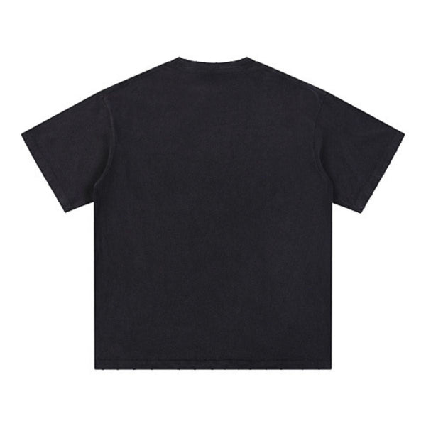 Washed Faded Baggy Cotton Tee 7.5oz