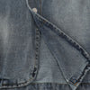Heavy Washed Distressed Retro Simple Casual Denim Jacket