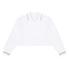 410G Heavyweight Cotton Cropped Sweatshirt | Coverstitch Detail Street Pullover