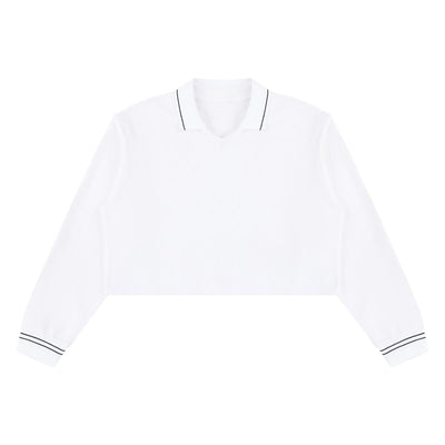 410G Heavyweight Cotton Cropped Sweatshirt | Coverstitch Detail Street Pullover