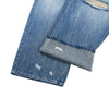 Retro Wash Ripped Wide Leg Denim Jeans