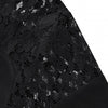 Openwork Lace-Stitching V-Neck Boxy Tee