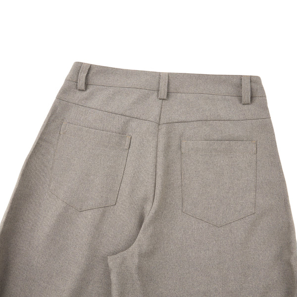 Double-Pleat Baggy Wide-Leg Trousers