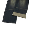 Washed Structured Heavy-Duty Straight-Leg Carpenter Jeans