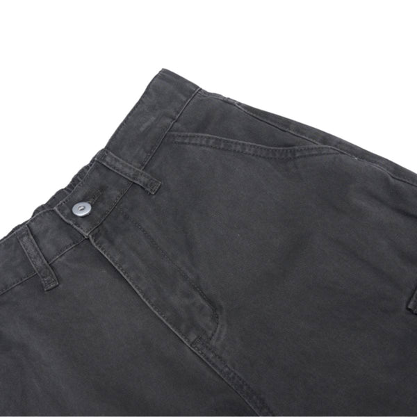 Washed Vintage Distressed High Waist Relaxed Wide Leg Draped Pants