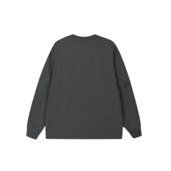 Streetwear Loose Fit Double-Layer Long-Sleeve Tee