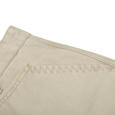 Vintage Scimitar-Wash Pleated Loose-Fit Wide-Leg Pants
