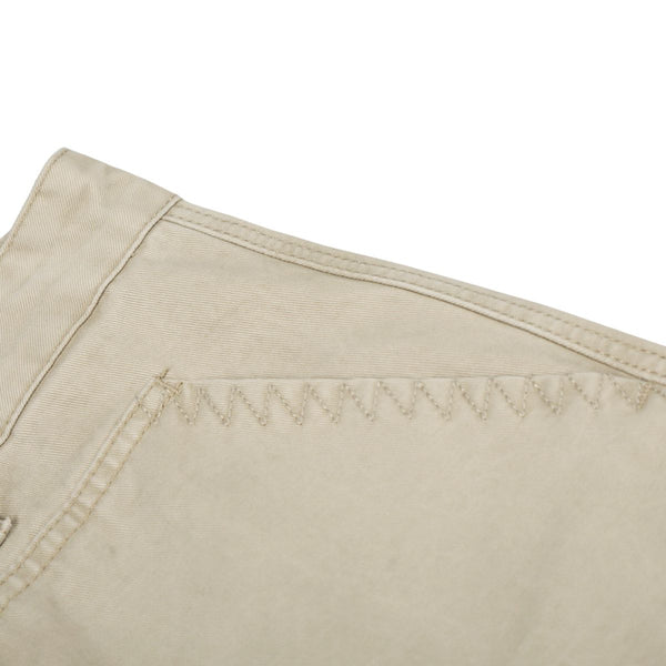 Vintage Scimitar-Wash Pleated Loose-Fit Wide-Leg Pants