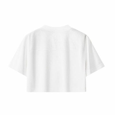 Cyber-Grunge Distressed Cutout Y2K Cropped Top