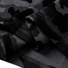 Raglan-Sleeve Camo Waffle Knit Long-Sleeve T-Shirt