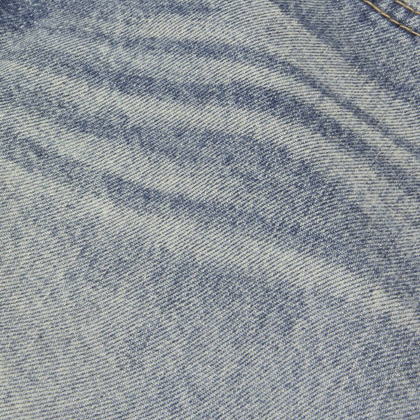 Vintage Washed Distressed Wide Leg Straight Jeans