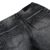 Vintage Washed Black Flared Denim Jeans