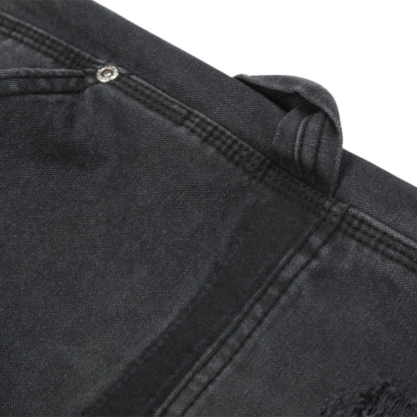 Men's Distressed Punk Cargo Pants – Loose Wide-Leg Streetwear