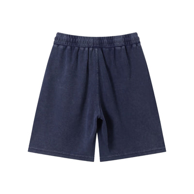 Men’s Vintage Wash Loose Fit Snowflake Waffle Shorts
