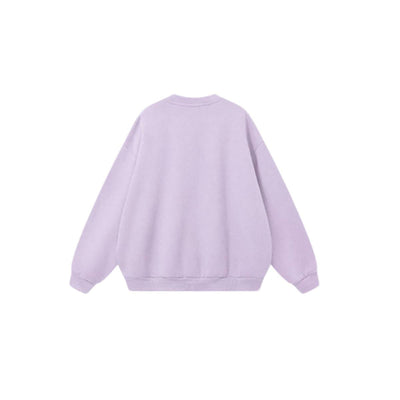 Heavyweight Fleece Boxy Drop ShoulderCrew Neck Sweatshirt