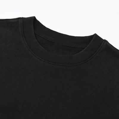 Heavyweight Vintage Wash Relaxed Fit Raw Edge T-Shirt
