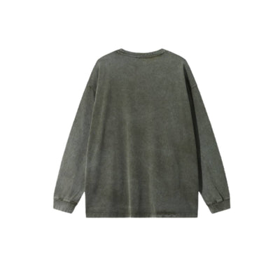 Vintage Tie-Dye Heavy Cotton Long-Sleeve T-Shirt 275gsm