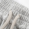 Relaxed Raw Hem Puddle Pants