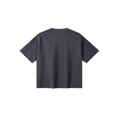 Heavyweight Vintage Fade Raw Edge Boxy Tee