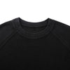 Washed Waffle Cotton Raglan Long Sleeve Tee 340G