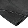Men's Washed Distressed Denim Pants Wide Leg Patchwork Raw Edge Unique