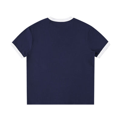 Crew Neck Boxy Fit Ringer Tee 220gsm