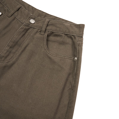 Retro Washed Baggy Straight-Leg Bermuda Shorts