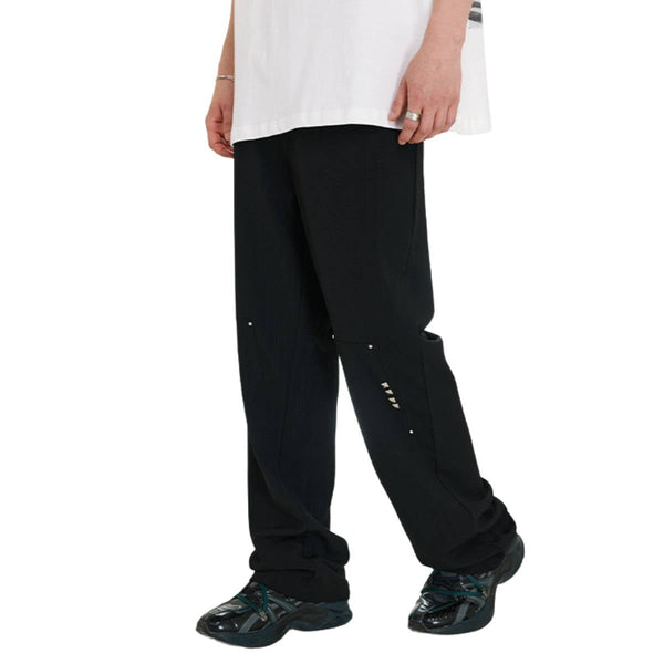 Streetwear Draped Wide Leg Studded Lounge Pants