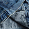 Men's Heavy Washed Vintage Loose Large Size Denim Jacket