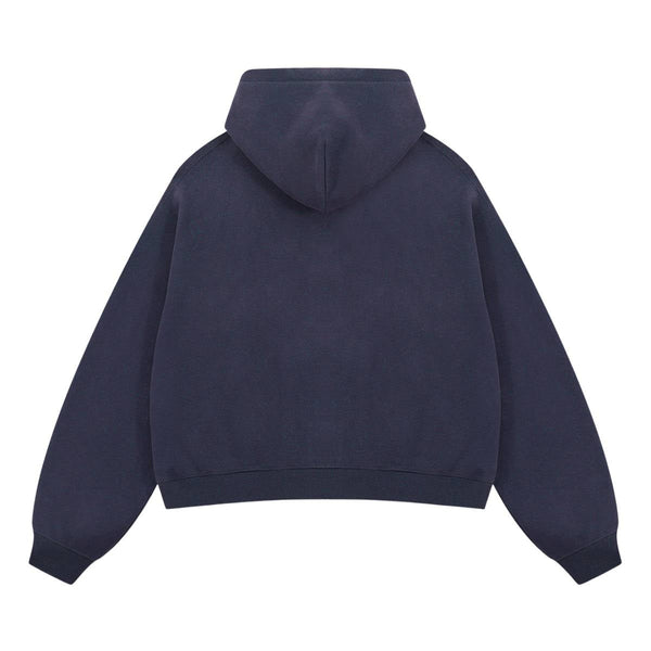 Dual Zipper Fleece Hooded Streetwear Hoodie
