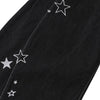 Y2K Star Mesh Layered Spliced Lace Baggy Wide-Leg Jeans
