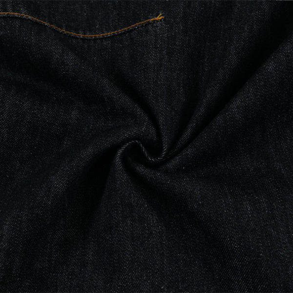 Men's Curved Crescent Denim Pants – Loose Wide-Leg Street Style