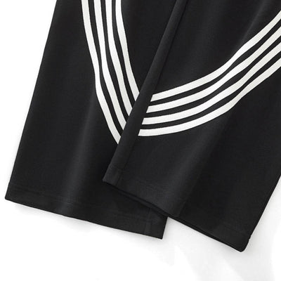 Retro Varsity Stripe Baggy Pants